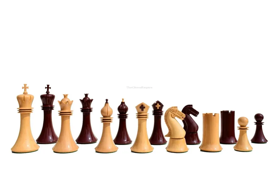 obrazek 1 Rewelacyjna seria Capablanca, 38 lakierowanych pionków szachowych - The Chess Empire