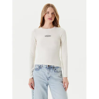 Zdjęcie Guess Jeans Bluzka W5YP38 KA0H1 Écru Slim Fit