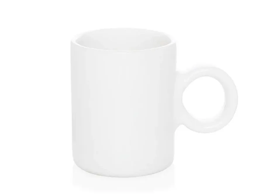 obrazek 2 Ceramiczny kubek z okrągłym uchem