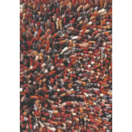 Picture Prestigious red shaggy carpet - FLAMENCO 59003