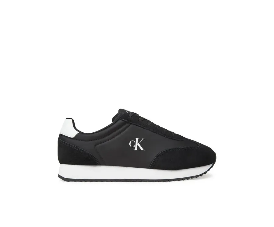 obrazek 1 Calvin Klein Jeans Sneakersy Retro Runner Lace Up Ny-Su YM0YM01325 Czarny
