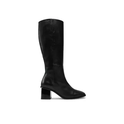 Zdjęcie Calvin Klein Kozaki Heel Knee Boot 50 W/Ml Lth HW0HW02321 Czarny