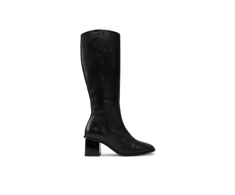 obrazek 1 Calvin Klein Kozaki Heel Knee Boot 50 W/Ml Lth HW0HW02321 Czarny