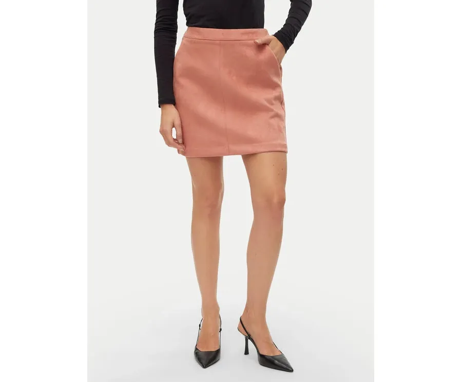 obrazek 1 Vero Moda Spódnica mini Donnadina 10210430 Różowy Regular Fit