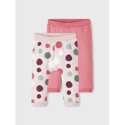 Zdjęcie NAME IT Komplet 2 par spodni 13208073 Różowy Regular Fit