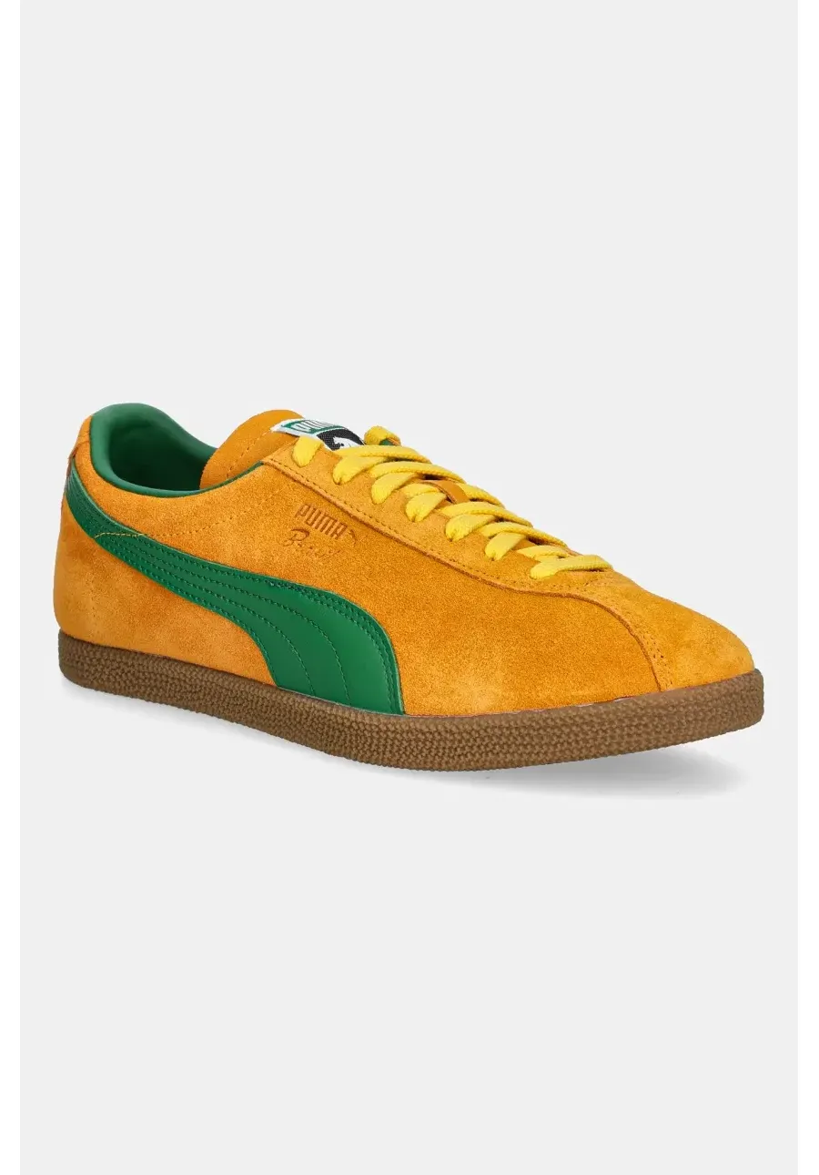 obrazek 1 Puma sneakersy zamszowe Brasil męskie kolor pomarańczowy 401048