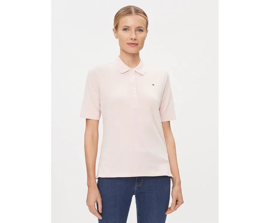 obrazek 1 Tommy Hilfiger Polo 1985 WW0WW37820 Różowy Regular Fit