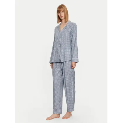 Zdjęcie Selmark Piżama Corbatera P7376 Niebieski Regular Fit