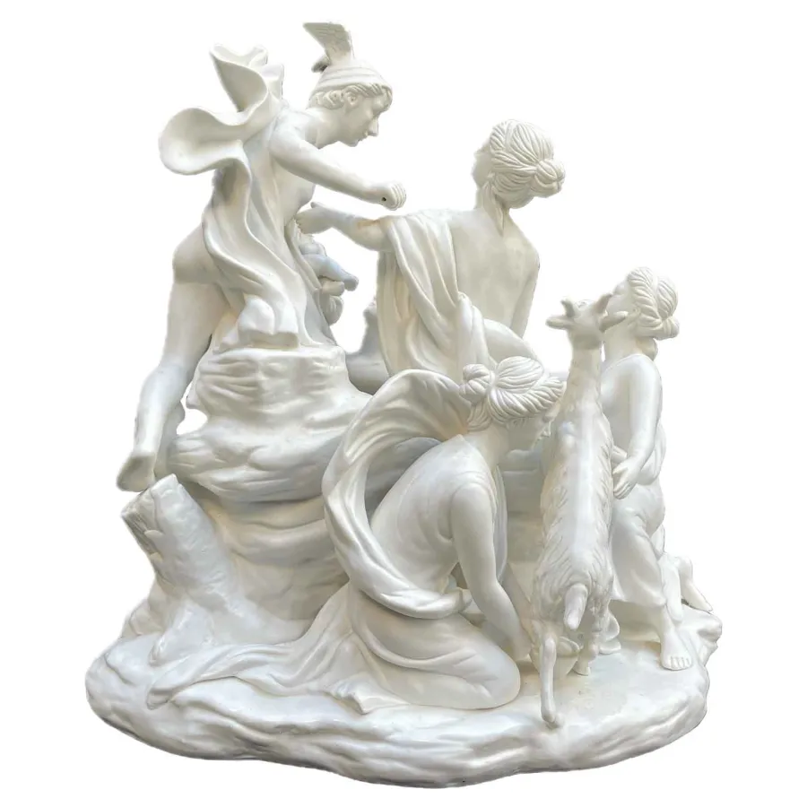 obrazek 2 Luksusowa porcelanowa figura z XX wieku