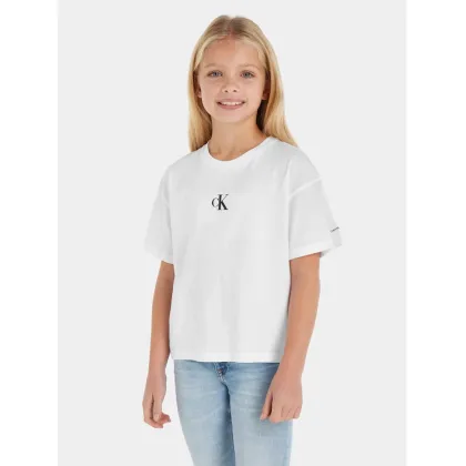 Zdjęcie Calvin Klein Jeans T-Shirt IG0IG02136 Biały Boxy Fit