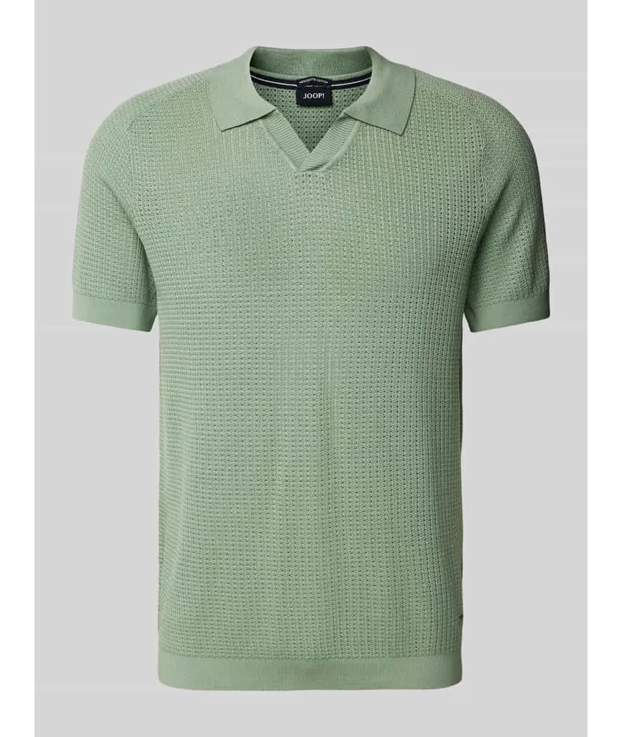 obrazek 1 Koszulka polo o kroju regular fit z dekoltem w serek