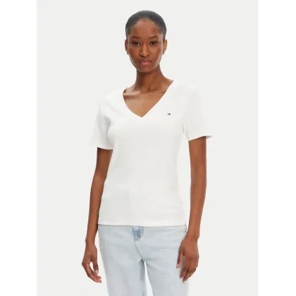 Zdjęcie Tommy Hilfiger T-Shirt New Cody WW0WW40584 Écru Slim Fit