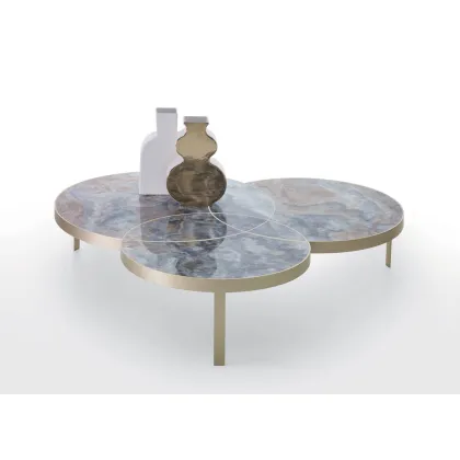 Zdjęcie Marmurowy stolik kawowy w stylu minimalistycznym – Kreoo