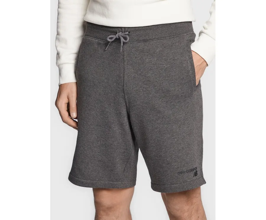 obrazek 1 New Balance Szorty sportowe MS11903 Szary Relaxed Fit