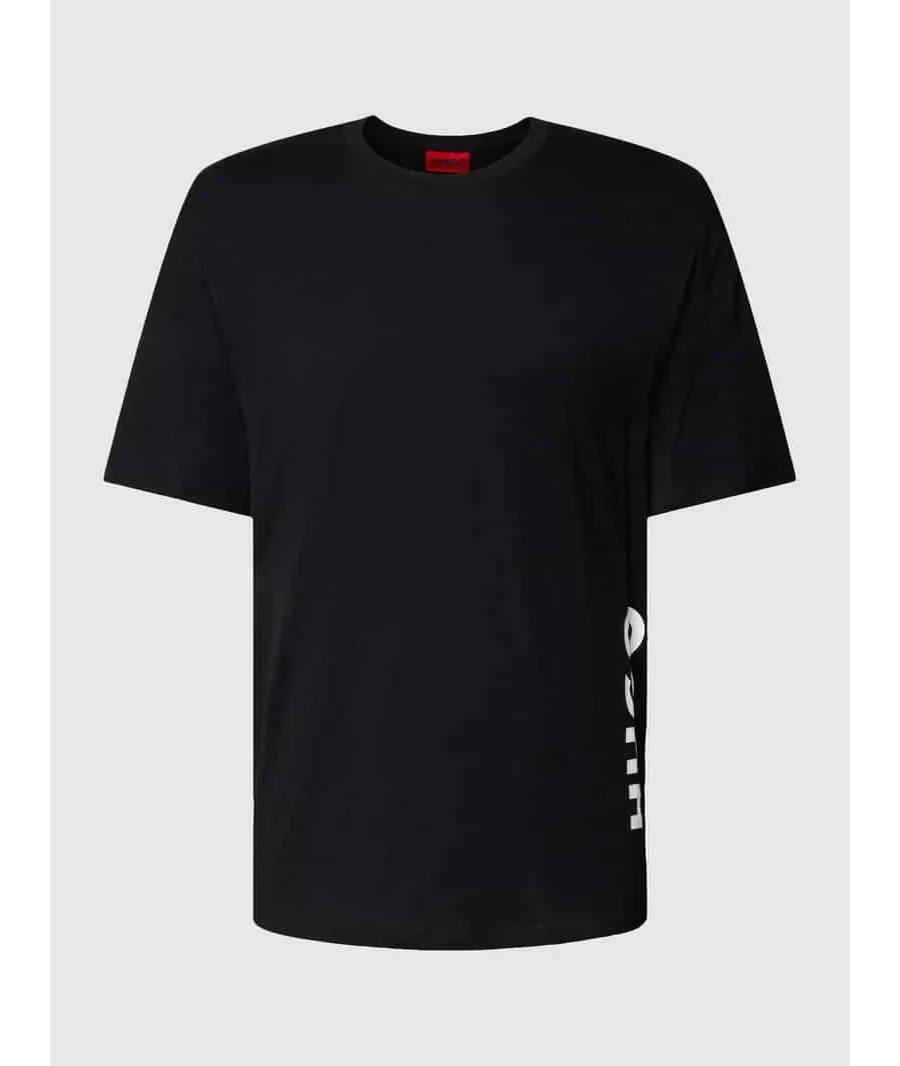obrazek 1 T-shirt o luźnym kroju z nadrukiem z logo