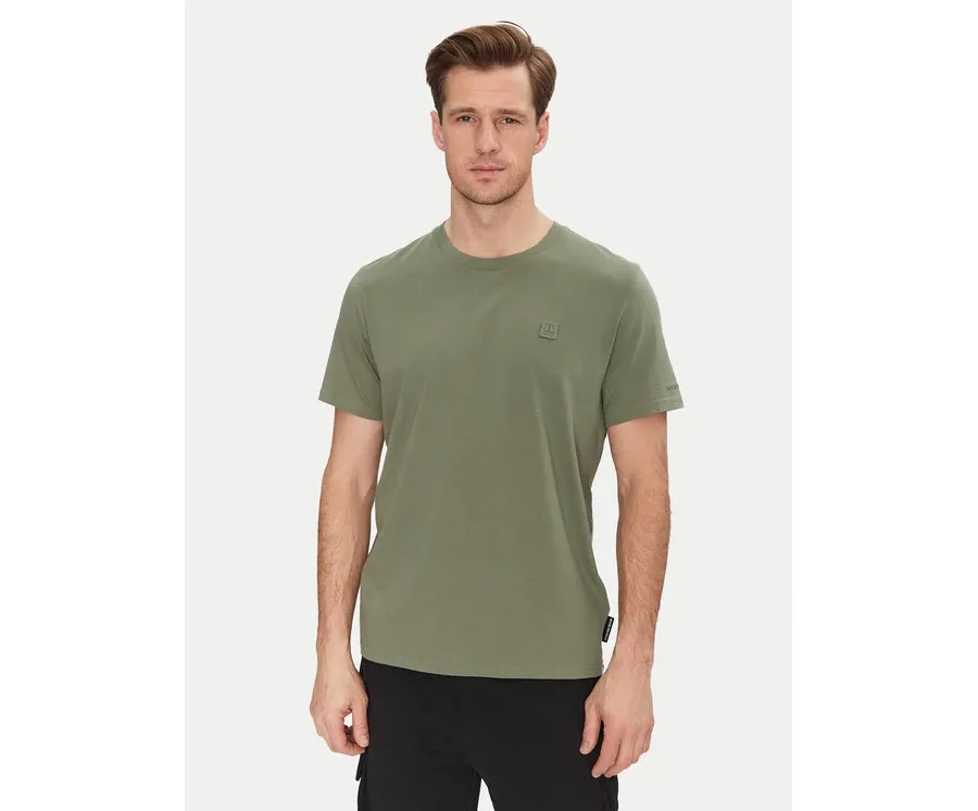 obrazek 1 Moose Knuckles T-Shirt Duluth M15MT759 Zielony Regular Fit