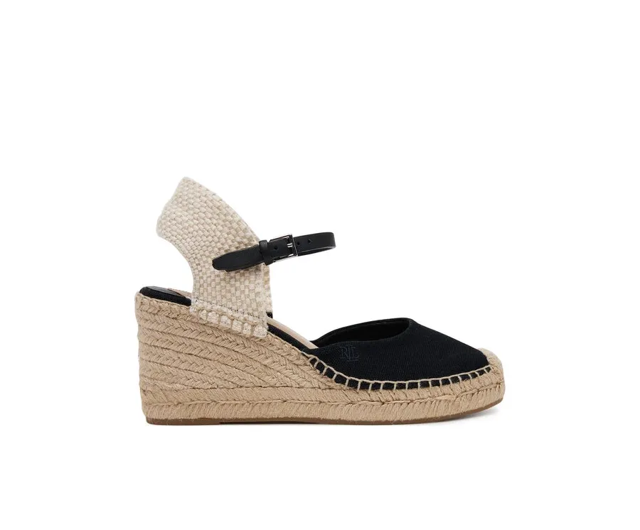 obrazek 1 LAUREN RALPH LAUREN Espadryle Robby 802961836001 Czarny