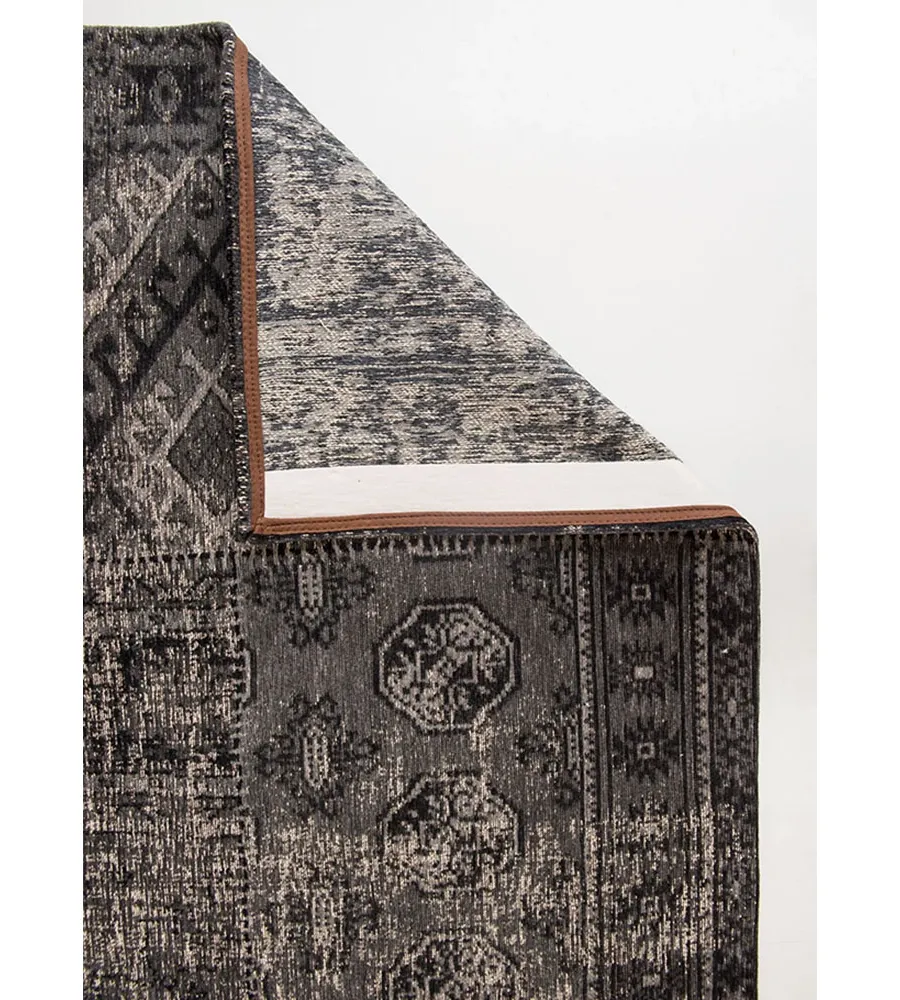 obrazek 4 Niecodzienny czarny dywan patchwork - DESERT EYE 8687