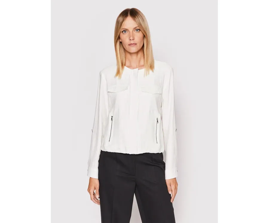 obrazek 1 DKNY Kurtka przejściowa P2RCTB41 Biały Regular Fit