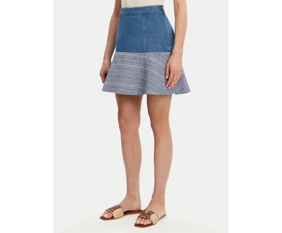 obrazek 1 Guess Spódnica mini W5GD87 WH610 Niebieski Regular Fit