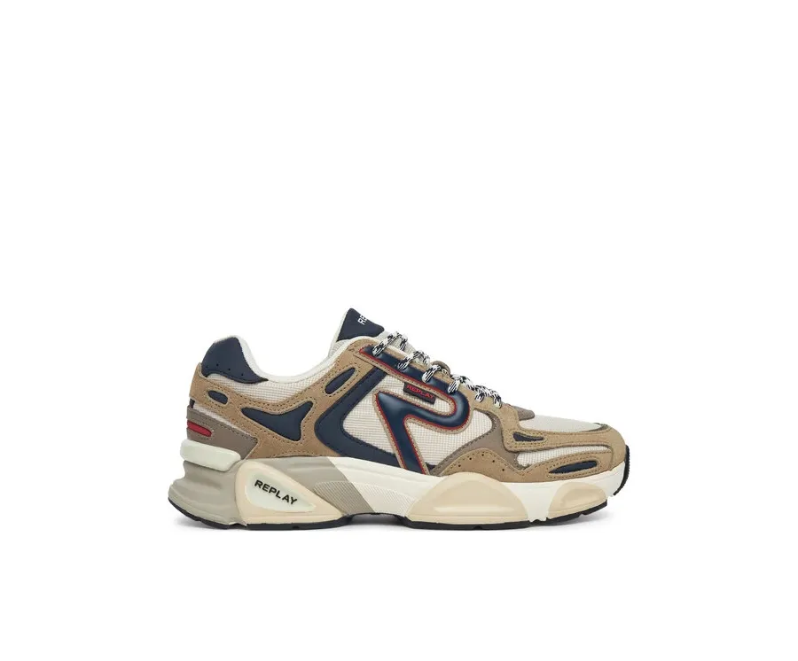 obrazek 1 REPLAY Sneakersy GMS9M .000.C0008T Beżowy