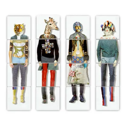 Picture Stylish painted set of 36 coasters - Vista Alegre