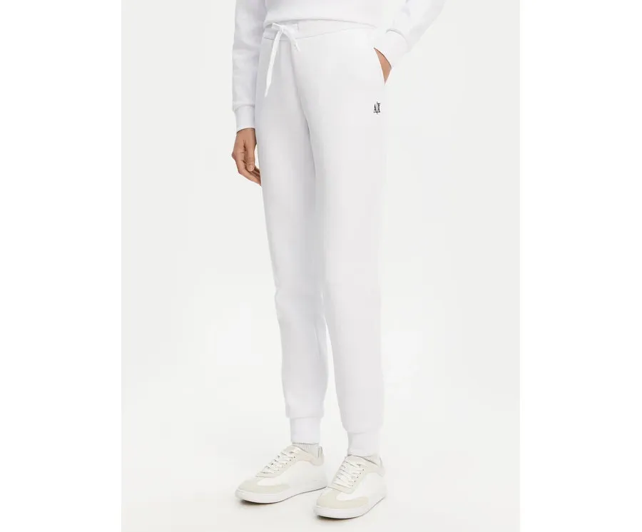 obrazek 1 Armani Exchange Spodnie dresowe XW000824 AF10818 U0002 Biały Regular Fit