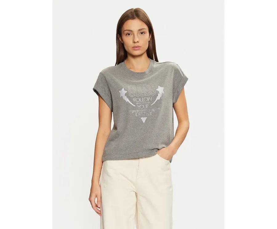 obrazek 1 Guess T-Shirt W5RI06 I3Z14 Szary Regular Fit