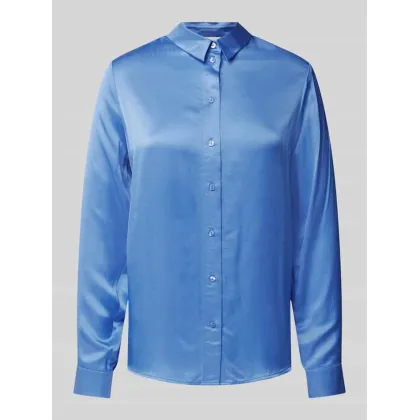 Zdjęcie Bluzka koszulowa z wiskozy z listwą guzikową