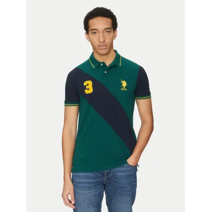 Zdjęcie U.S. Polo Assn. Polo MUP3996 Zielony Regular Fit