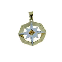 Picture Wind rose pendant for men