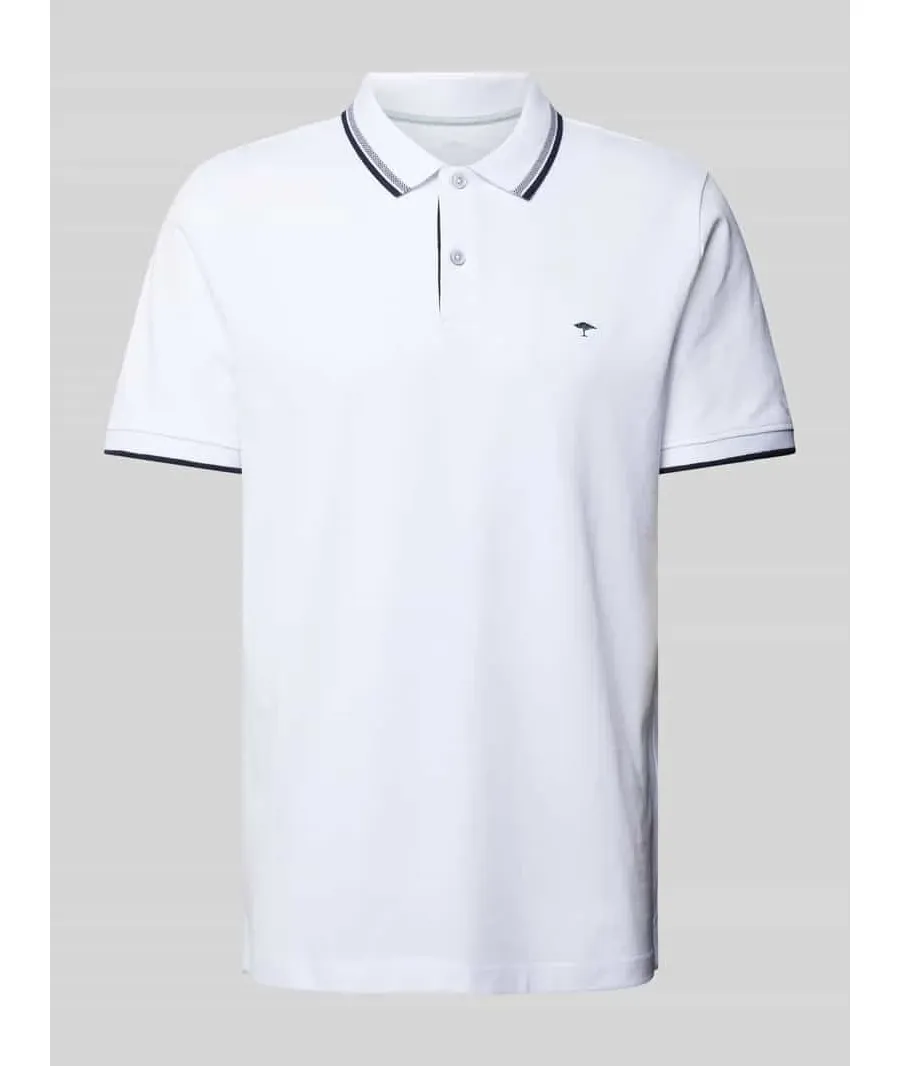 obrazek 1 Koszulka polo o kroju regular fit z paskami w kontrastowym kolorze