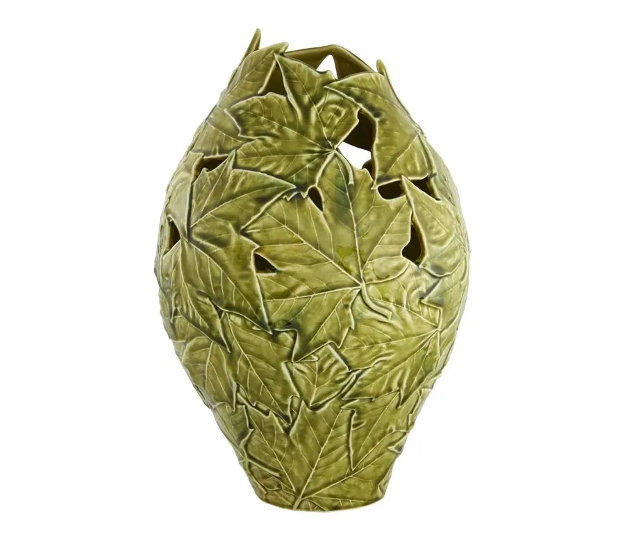 obrazek 1 Liściasty wazon ceramiczny jako ozdoba do domu - Bordallo Pinheiro