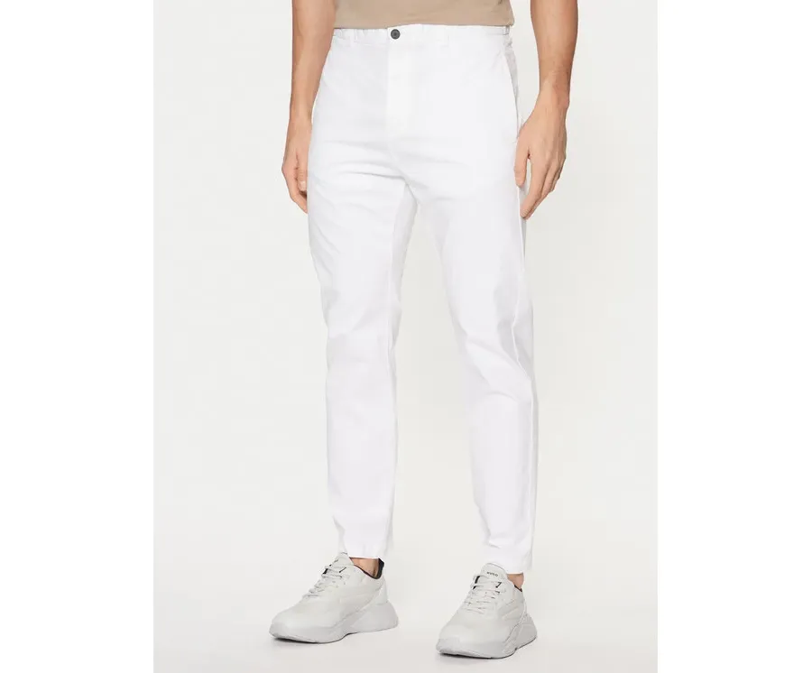 obrazek 1 HUGO Chinosy 50530886 Biały Slim Fit