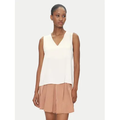 Zdjęcie ViCOLO Bluzka TD0765 Écru Regular Fit