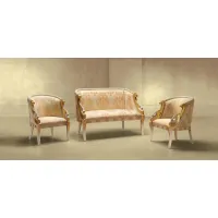 Zdjęcie Elegancka sofa i fotel w stylu antycznym do salonu – Morello Gianpaolo