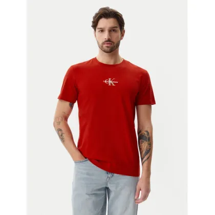 Zdjęcie Calvin Klein Jeans T-Shirt Monologo J30J325649 Czerwony Regular Fit