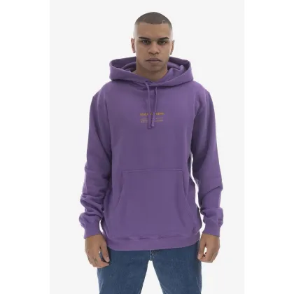 Zdjęcie Maharishi bluza bawełniana męska kolor fioletowy z kapturem z nadrukiem 7010.PURPLE-PURPLE