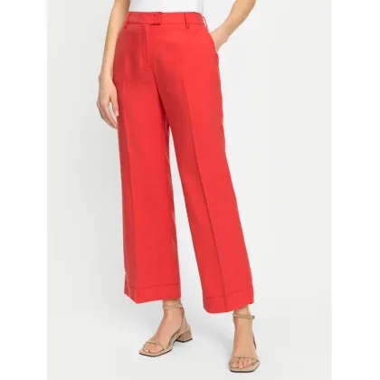Zdjęcie Olsen Spodnie materiałowe 14002165 Czerwony Straight Fit