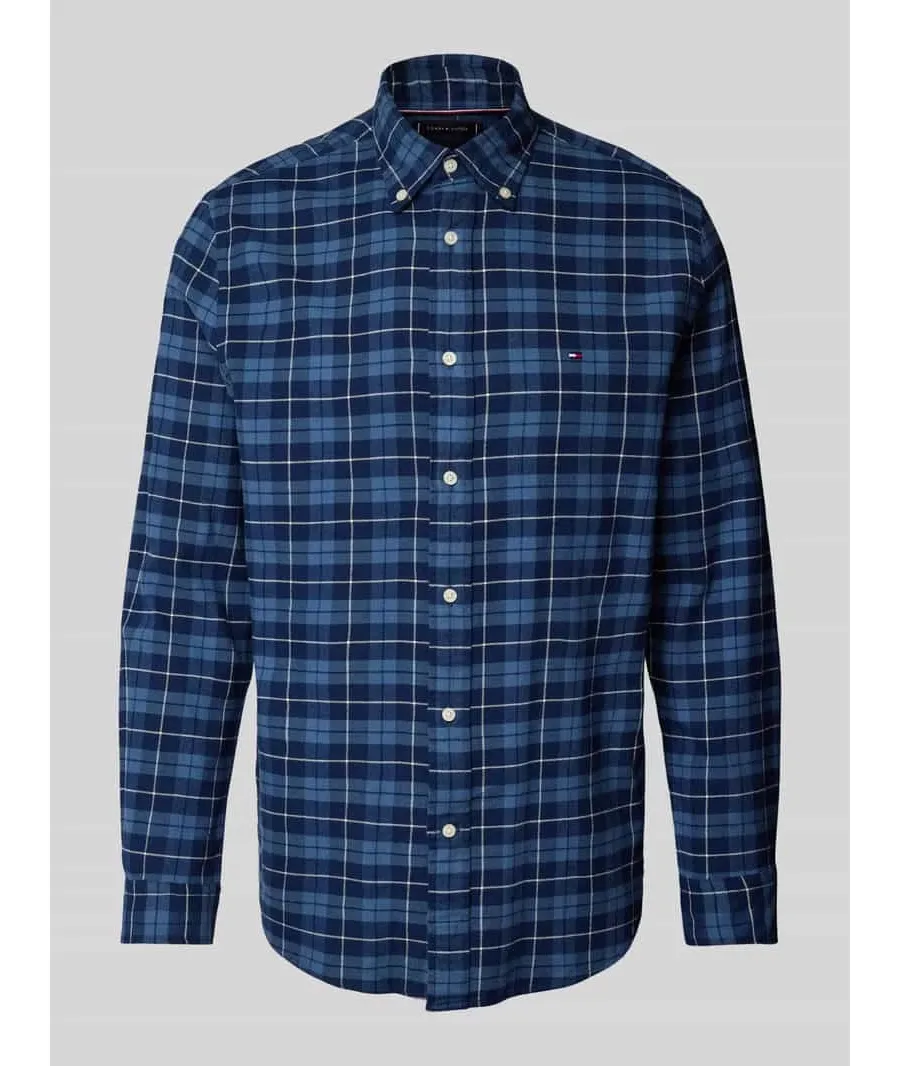 obrazek 1 Koszula casualowa o kroju regular fit z kołnierzykiem typu button down
