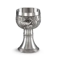 Zdjęcie Cynowy kielich do wina Jeleń 125 ml