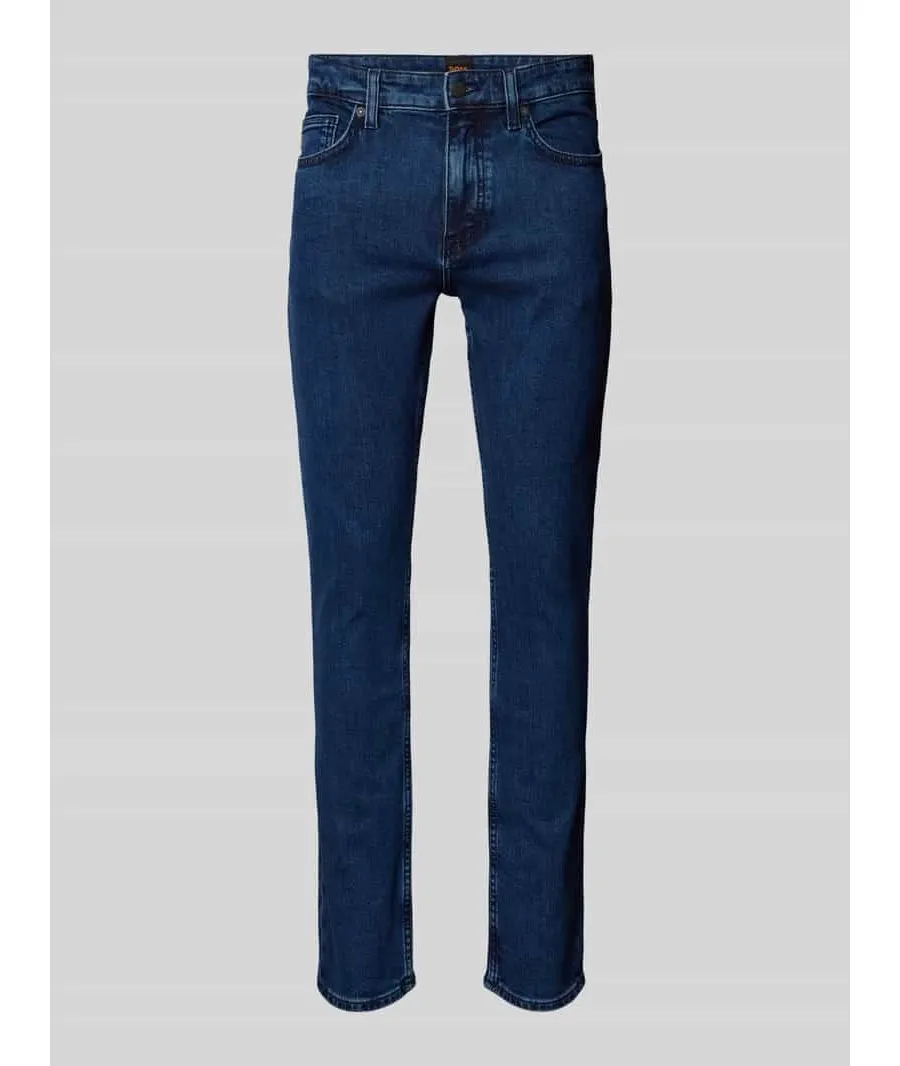 obrazek 1 Jeansy o kroju slim fit z 5 kieszeniami model ‘DELAWARE’