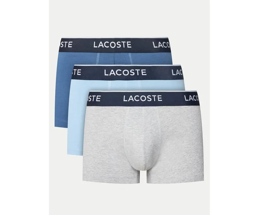 obrazek 1 Lacoste Komplet 3 par bokserek 5H1300 Niebieski