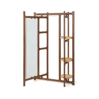 Zdjęcie Skórzany stojak na ubrania