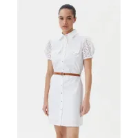 Zdjęcie Fracomina Sukienka koszulowa FR25SD1009W682V8 Biały Slim Fit