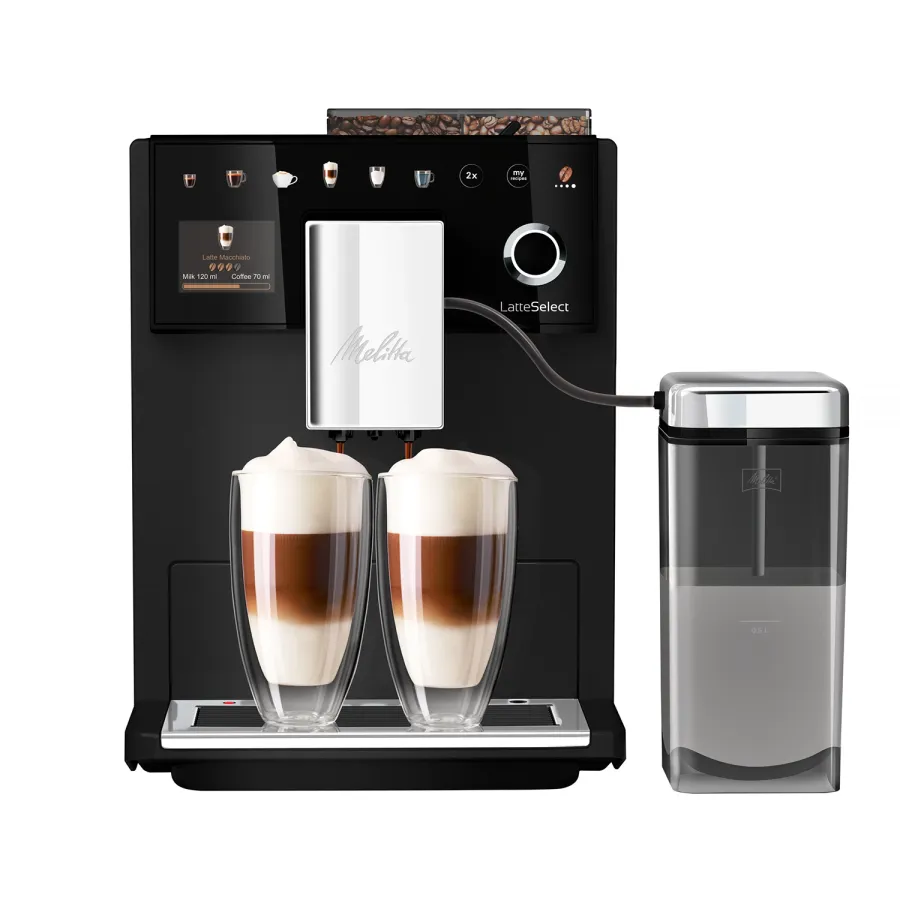 obrazek 1 Melitta - LatteSelect Facelift Czarny - Ekspres ciśnieniowy MELITTA