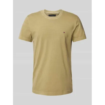 Zdjęcie T-shirt o kroju slim fit z wyhaftowanym logo model ‘GARMENT’