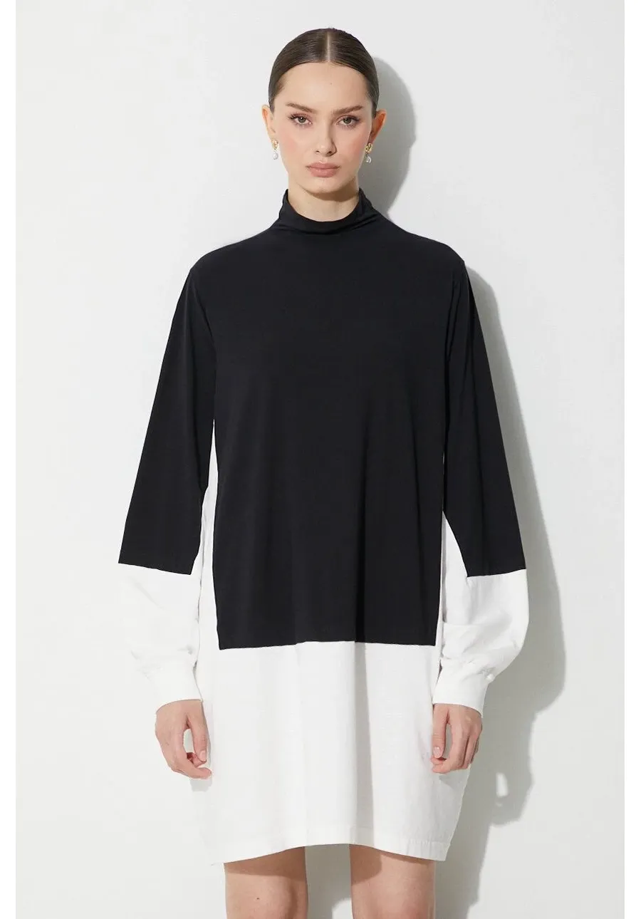 obrazek 1 MM6 Maison Margiela sukienka kolor czarny mini oversize S62CT0244