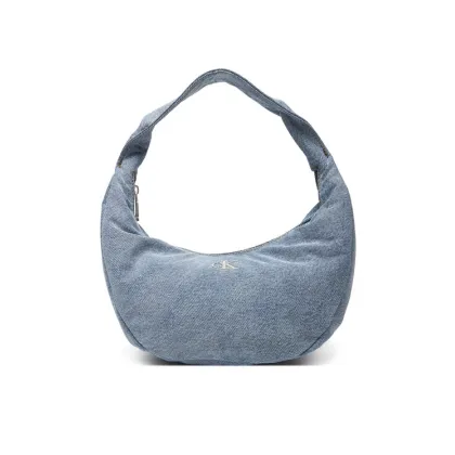 Zdjęcie Calvin Klein Torebka Denim Soft Crescent Sm LV04F3207G Niebieski