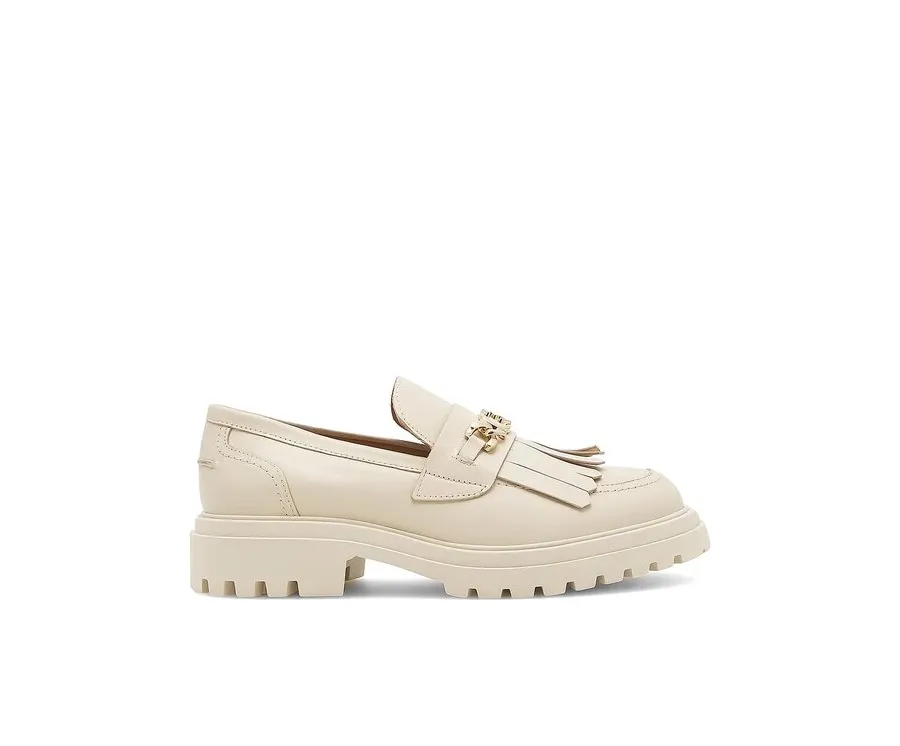 obrazek 1 Eva Minge Loafersy ANGE-1018 Beżowy